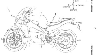Brevetto Yamaha moto elettrica