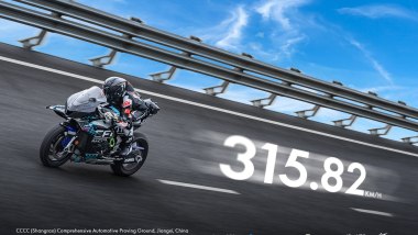 CFMoto V4 SR-RR record velocità