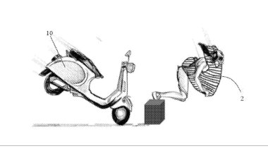 Autoliv sviluppa un airbag rimovibile per scooter