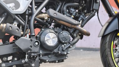 Benelli BKX 125 S, il motore &egrave; migliorato rispetto a quello della Leoncino