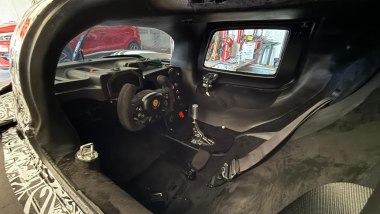 Cerbero LMP Stradale di Mosca Automobili Torino, l'interno monoposto