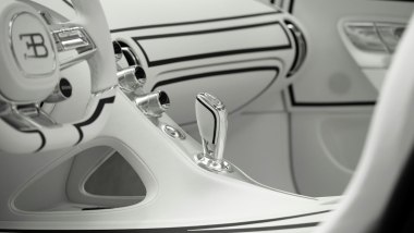 Bugatti W16 Mistral Blanc &Eacute;ternel, particolare degli interni