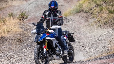 Caberg Tanami, uno scatto nella prova in fuoristrada