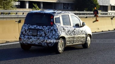 Fiat Pandina Tributo Autobianchi, il muletto durante i test