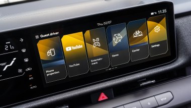 Kia Seltos 2027, lo schermo dell'infotainment