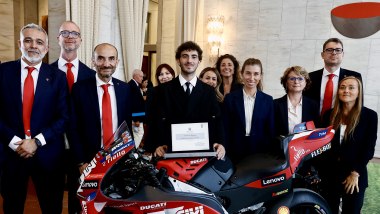 Bagnaia e il team Ducati