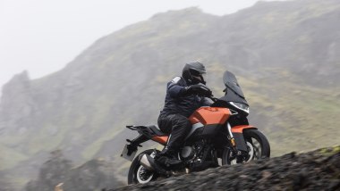 Norton Atlas, la posizione di guida è adatta al turismo