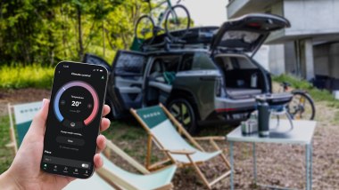 App mySkoda modalit&agrave; Camp Mode