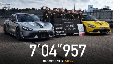 Xiaomi SU7 Ultra, il record al Nurburgring