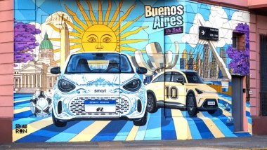 Smart #2, il murales a Buenos Aires