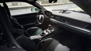 Porsche 911 GT3 100 Jahre Nürburgring, l'abitacolo