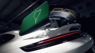 Porsche 911 GT3 100 Jahre Nürburgring, il dettaglio posteriore