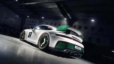 Porsche 911 GT3 100 Jahre Nürburgring, la livrea celebrativa