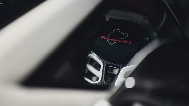Porsche Flachbau RS, il logo
