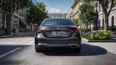 Mercedes Classe C 2027, il posteriore