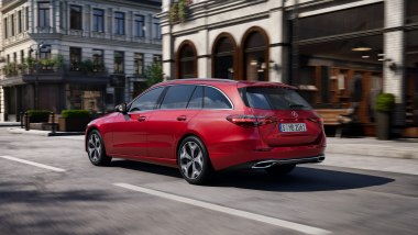 Mercedes Classe C 2027 SW, 3/4 posteriore