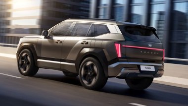 Nuova Hyundai Tucson 2027: non si notano tubi di scarico