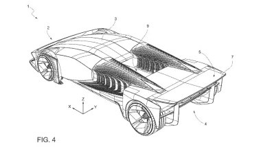 Disegno del brevetto Ferrari