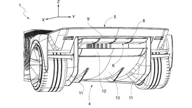 Disegno del brevetto Ferrari