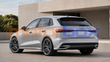 Audi A3 concept non ufficiale, 3/4 posteriore - Rendering generato con A.I.
