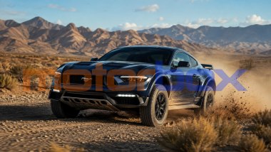 Ford Mustang Baja - Rendering non ufficiale generato con A.I.