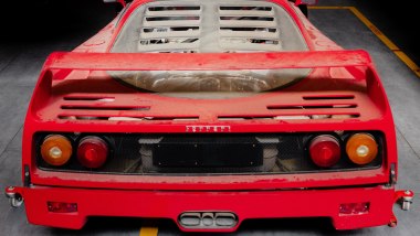 La Ferrari F40 di Hamilton non &egrave; da concorso ma un ritrovamento da fienile