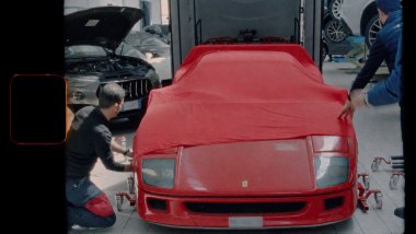 Ferrari F40 di Lewis Hamilton: il video del restauro