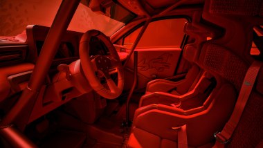 Alpine Lacoste A290 Rallye, l'interno