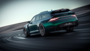 Genesis G90 Wingback concept, 3/4 posteriore
