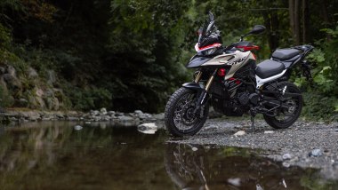 Benelli TRK 902 Xplorer, la colorazione Dune Sand