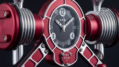 Flat Twin, il quadrante - (c) B.R.M Chronographes