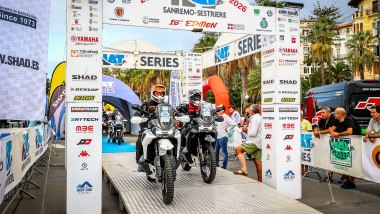 La partenza della HAT Sanremo Sestriere in sella alla 1000MT-X