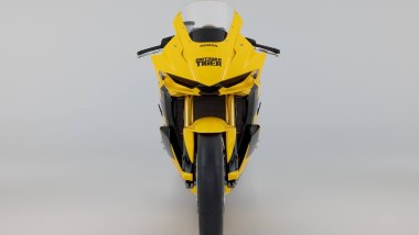 Honda Onitsuka Tiger Mid Sports Concept, la vista frontale