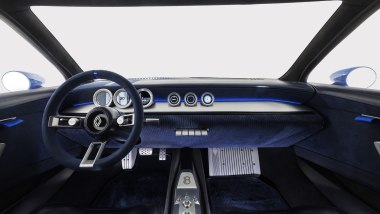Renault 8 Gordini Concept, l'abitacolo