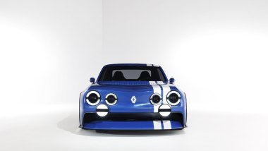 Renault 8 Gordini Concept, la vista frontale