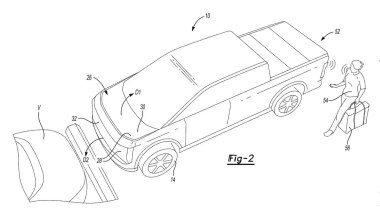 Brevetto Ford frunk anteriore
