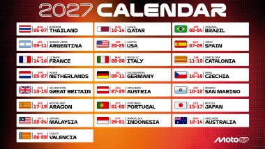MotoGP: la locandina del calendario 2027 | Foto: MotoGP.com