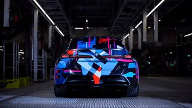 BMW M3 EV elettrica, posteriore