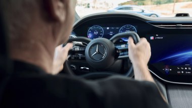 Mercedes EQS con steer-by-wire