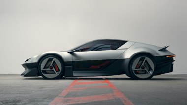 Alpine A310 Vision, la vista laterale