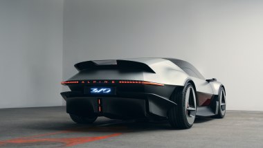 Alpine A310 Vision, il retro