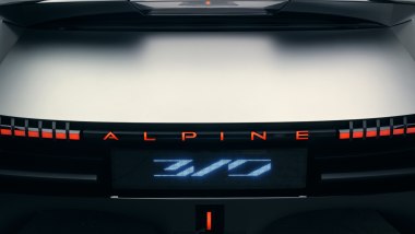 Alpine A310 Vision, il dettaglio del posteriore