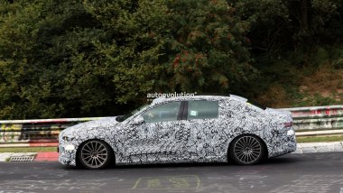 Mercede Classe E elettrica spy shot N&uuml;rburgring