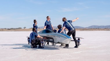 La DeLorean per l'Airspeeder International Series