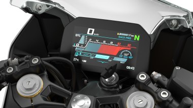 BMW F 450 RR 2027, il cockpit