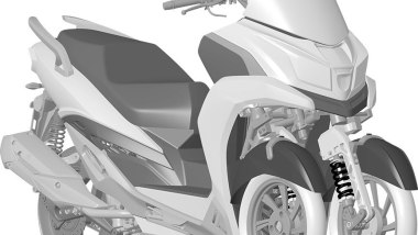 Kymco, brevetto scooter 3 ruote