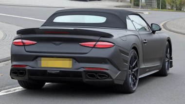Bentley Supersports, il posteriore del prototipo