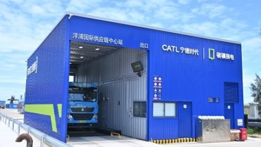 Camion elettrici CATL, battery swap