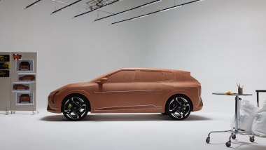 Kia EV4 GT Nadal, la vista laterale