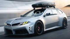 BMW M Neue Klasse Touring: il rendering della M3 elettrica